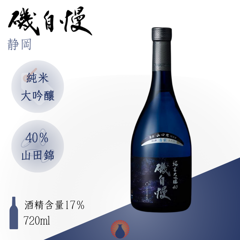 磯自慢 純米大吟醸40 古家